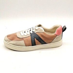 Maurices Womens Shelby Color Block Sneakers Multicolor Faux Leather Lace Up‎ 9M